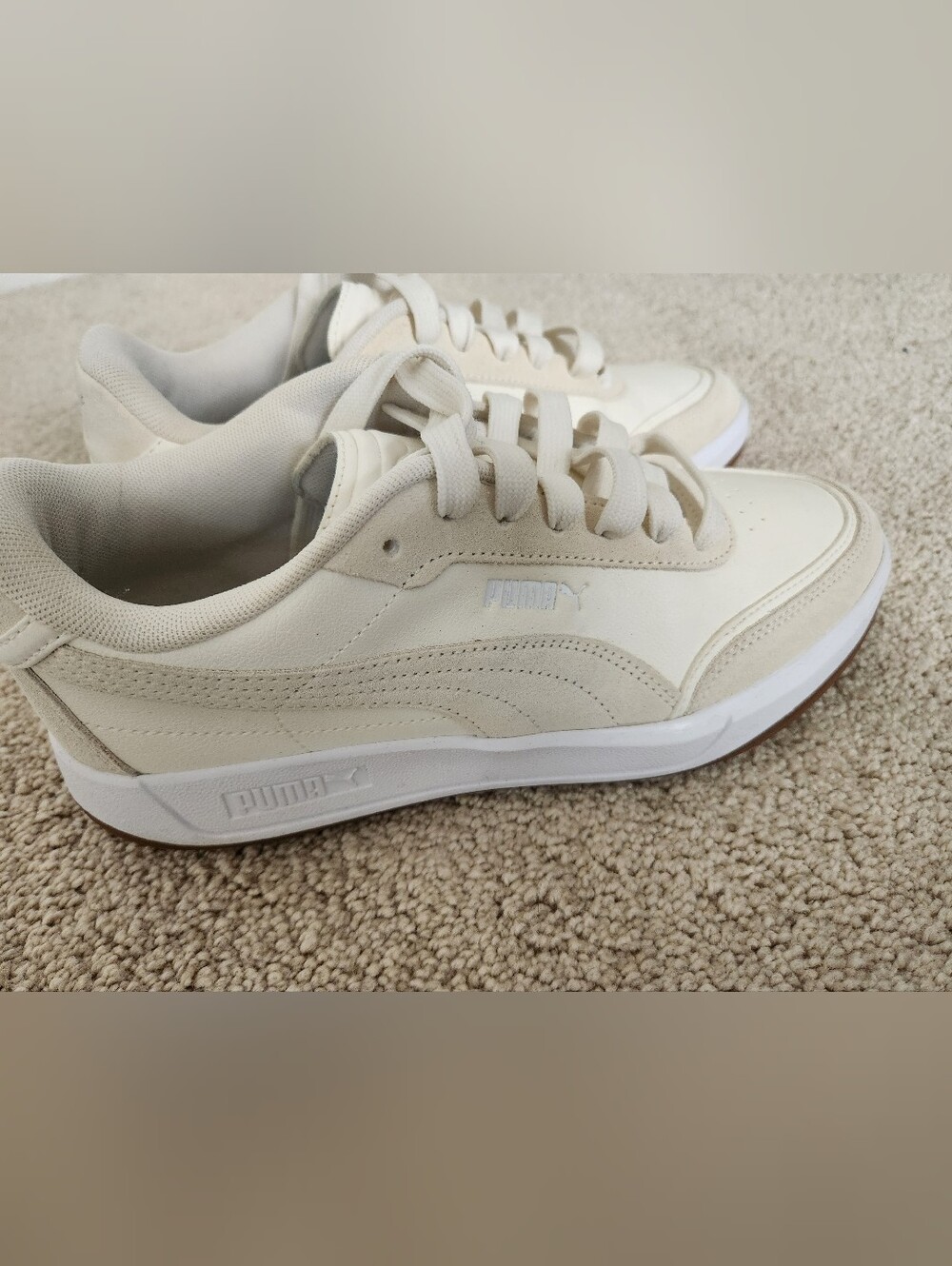 PUMA  Women's Club Pearl Lace Up Sneaker Sz 9